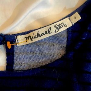 S terry cloth striped shirt jumper with pockets